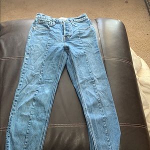 Levi’s altered straight jeans